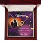 To My Girlfriend You Light Up My Life Purple Inseparable Necklace-Express Your Love Gifts