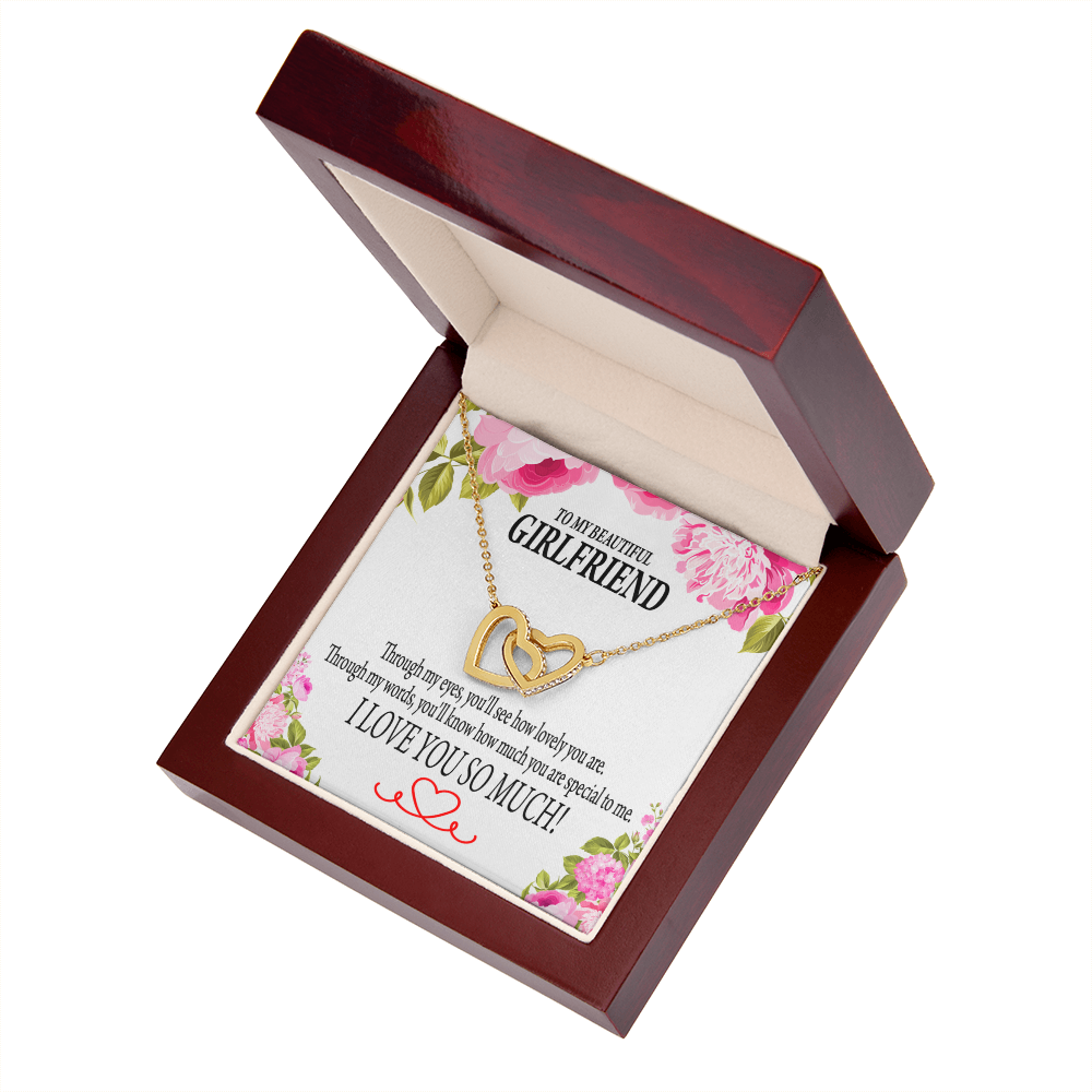 To My Girlfriend You'll See How Lovely You Are Inseparable Necklace-Express Your Love Gifts