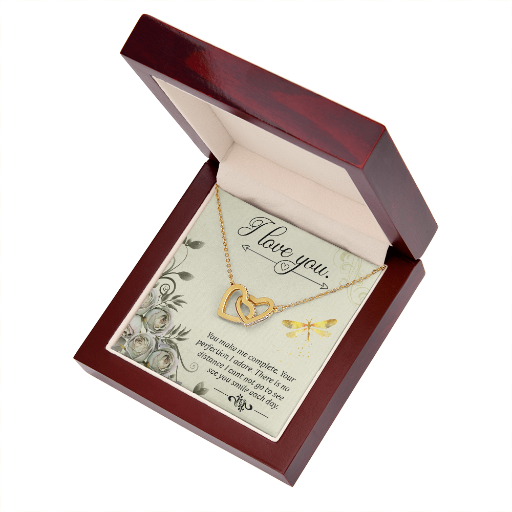To My Girlfriend You Make Me Complete Inseparable Necklace-Express Your Love Gifts