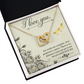 To My Girlfriend You Make Me Complete Inseparable Necklace-Express Your Love Gifts
