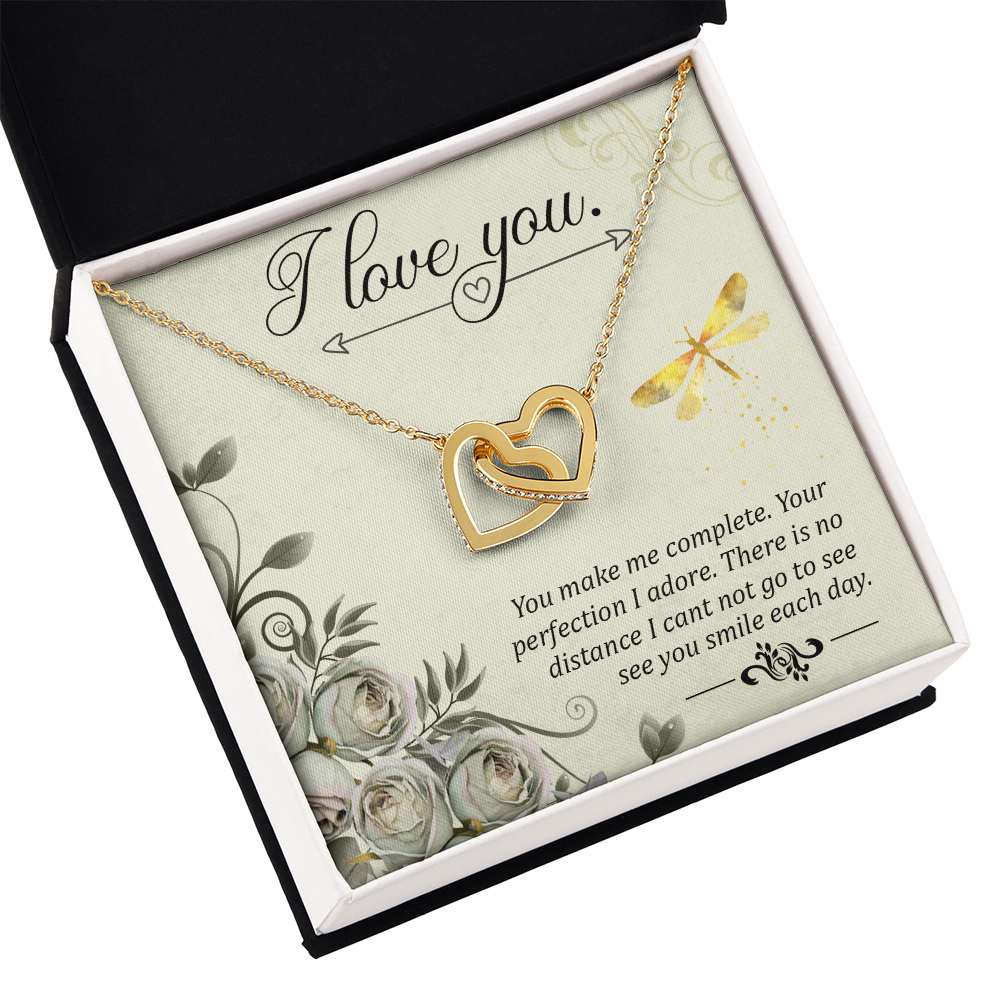 To My Girlfriend You Make Me Complete Inseparable Necklace-Express Your Love Gifts