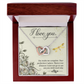 To My Girlfriend You Make Me Complete Inseparable Necklace-Express Your Love Gifts