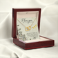 To My Girlfriend You Make Me Complete Inseparable Necklace-Express Your Love Gifts
