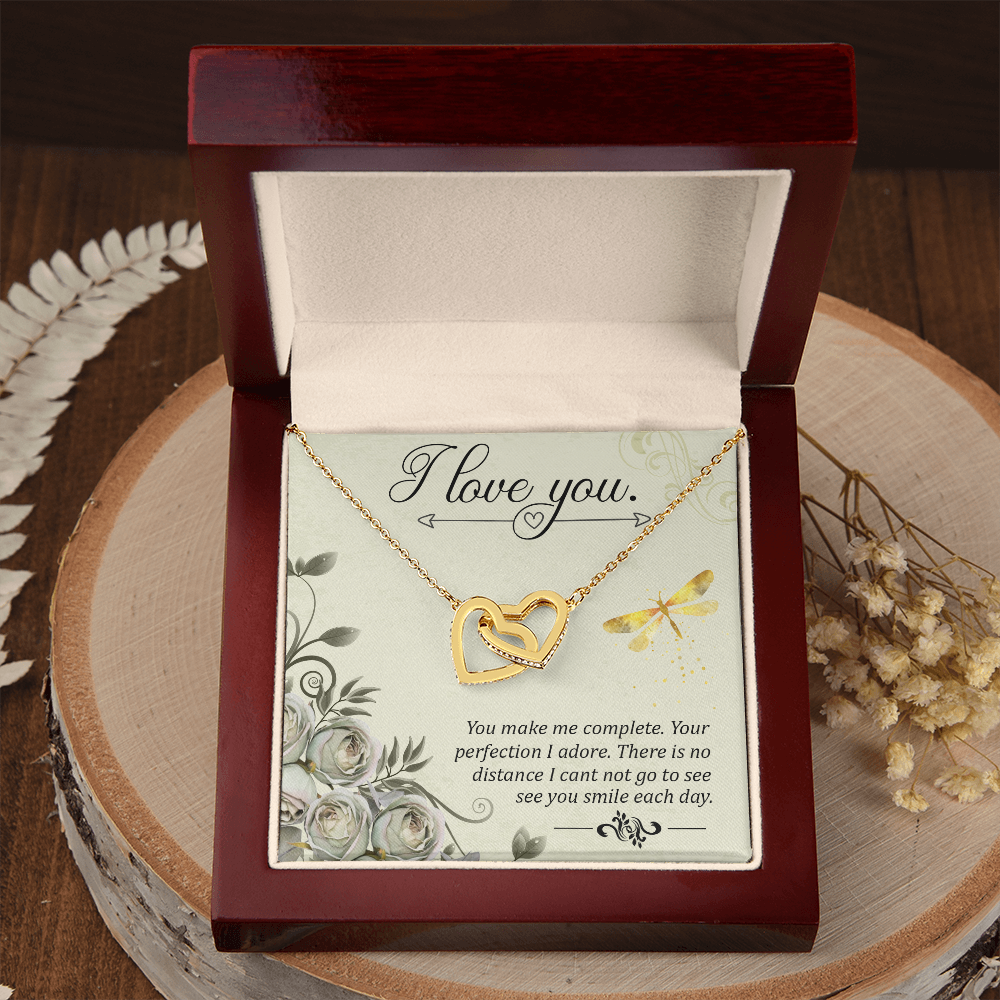 To My Girlfriend You Make Me Complete Inseparable Necklace-Express Your Love Gifts