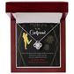 To My Girlfriend You Make my Day Infinity Knot Necklace Message Card-Express Your Love Gifts