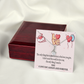 To My Girlfriend You Matter Most Alluring Ribbon Necklace Message Card-Express Your Love Gifts