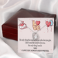 To My Girlfriend You Matter Most Forever Necklace w Message Card-Express Your Love Gifts