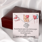 To My Girlfriend You Matter Most Infinity Knot Necklace Message Card-Express Your Love Gifts