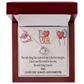 To My Girlfriend You Matter Most Infinity Knot Necklace Message Card-Express Your Love Gifts
