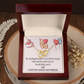 To My Girlfriend You Matter Most Inseparable Necklace-Express Your Love Gifts