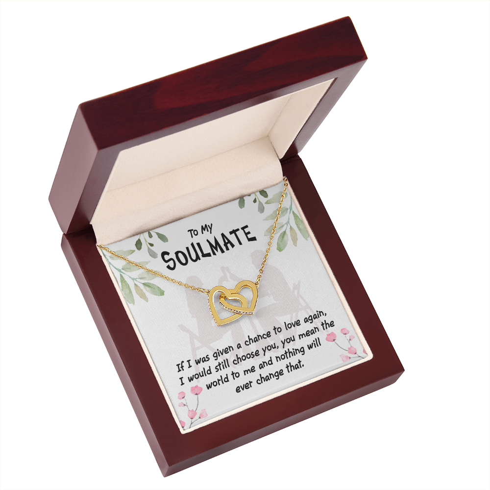 To My Girlfriend You Mean the World to Me Inseparable Necklace-Express Your Love Gifts