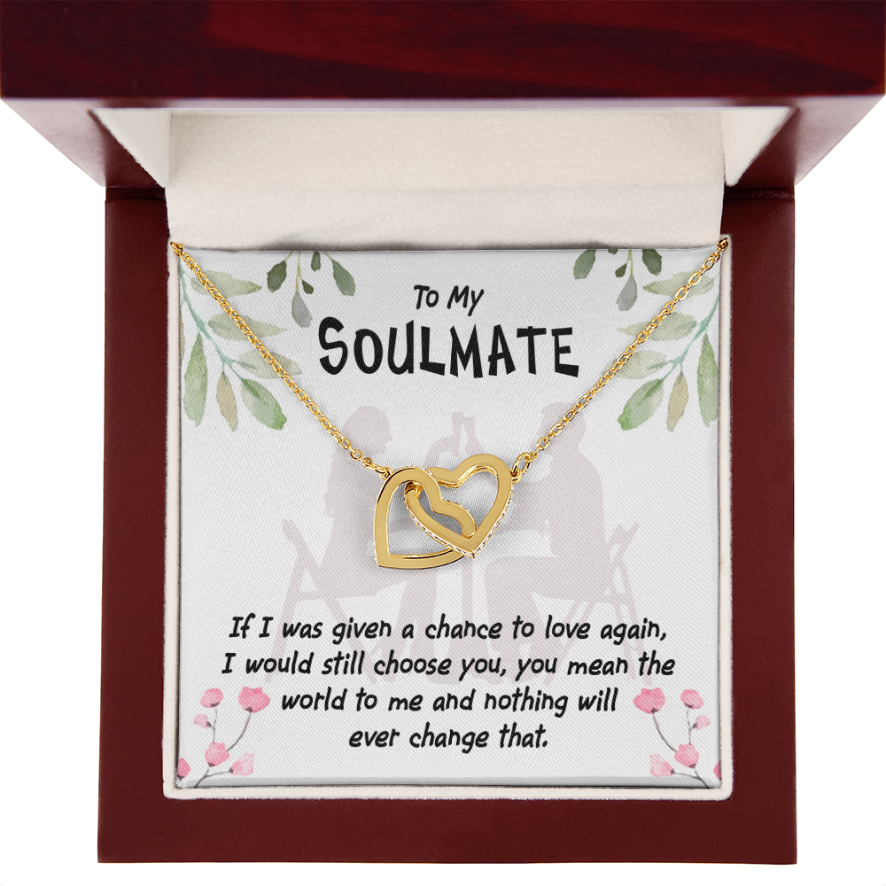 To My Girlfriend You Mean the World to Me Inseparable Necklace-Express Your Love Gifts