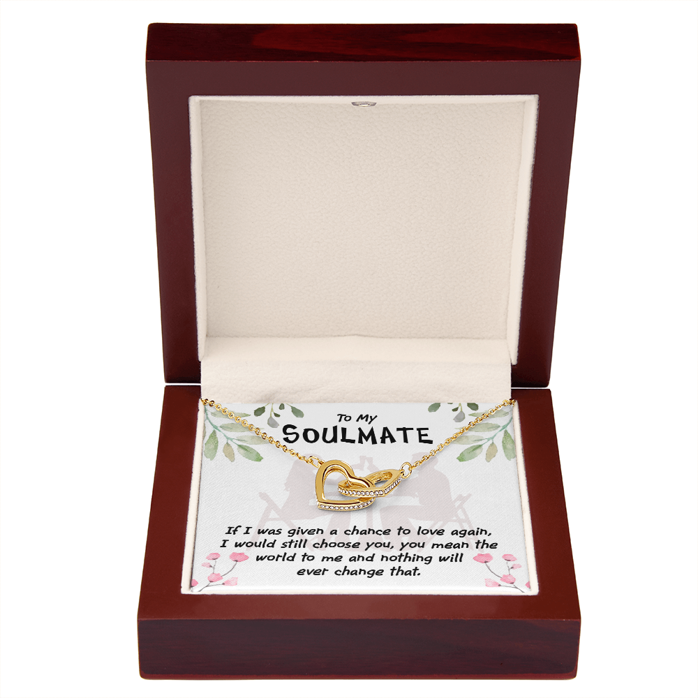 To My Girlfriend You Mean the World to Me Inseparable Necklace-Express Your Love Gifts