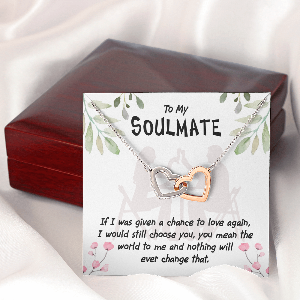 To My Girlfriend You Mean the World to Me Inseparable Necklace-Express Your Love Gifts
