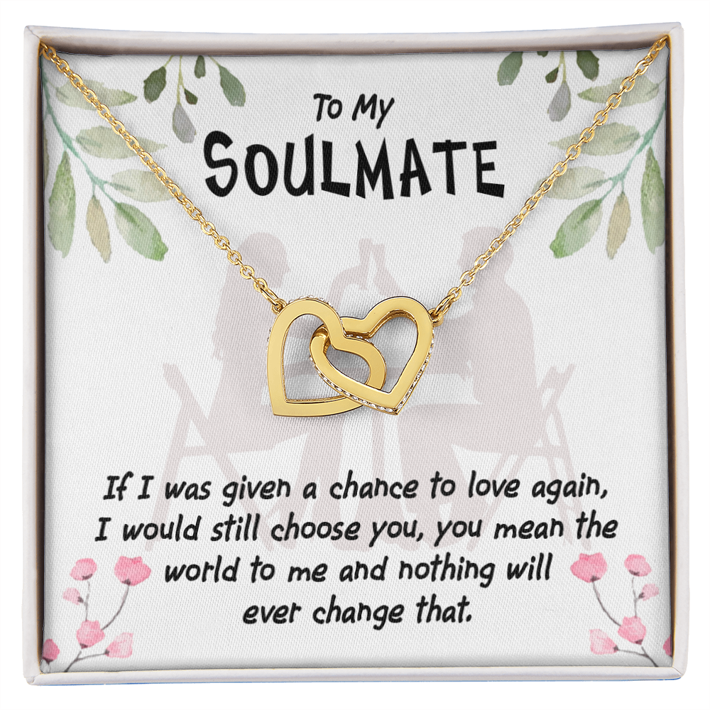 To My Girlfriend You Mean the World to Me Inseparable Necklace-Express Your Love Gifts