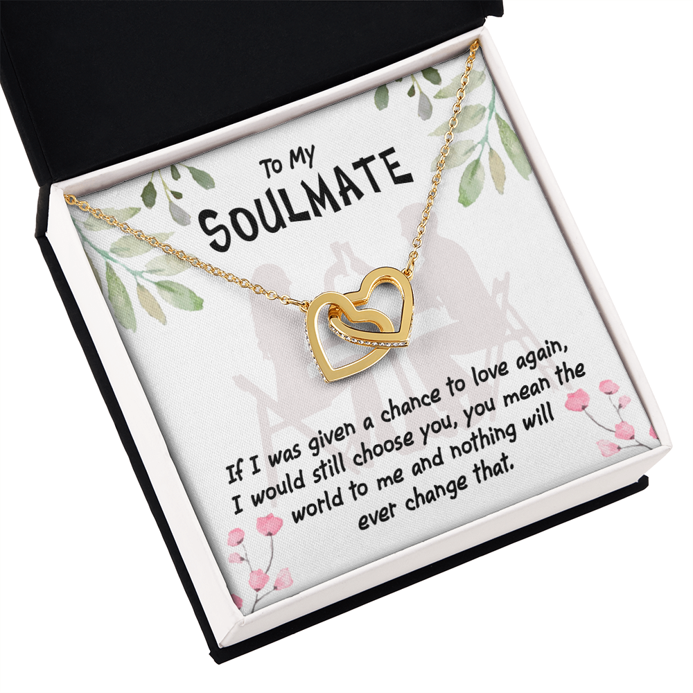 To My Girlfriend You Mean the World to Me Inseparable Necklace-Express Your Love Gifts