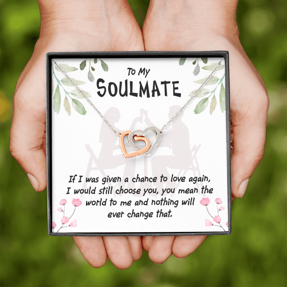 To My Girlfriend You Mean the World to Me Inseparable Necklace-Express Your Love Gifts