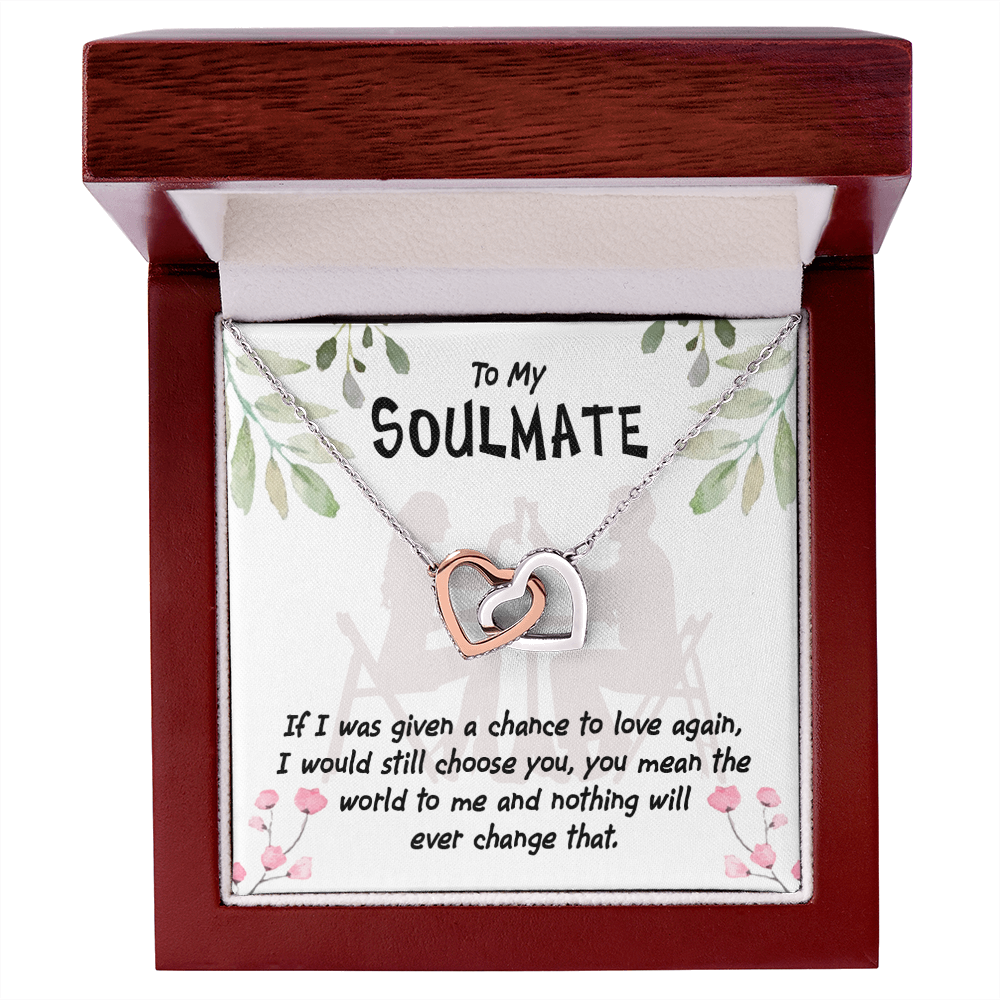 To My Girlfriend You Mean the World to Me Inseparable Necklace-Express Your Love Gifts