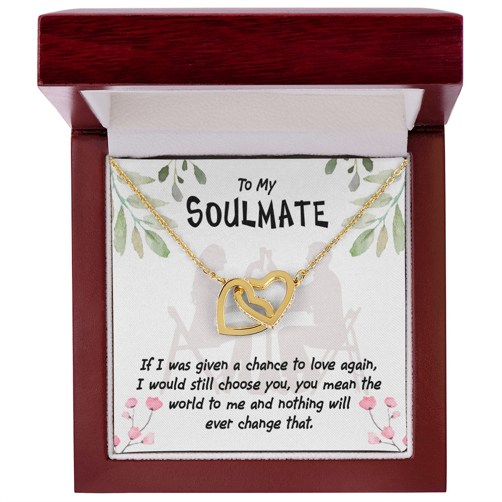 To My Girlfriend You Mean the World to Me Inseparable Necklace-Express Your Love Gifts
