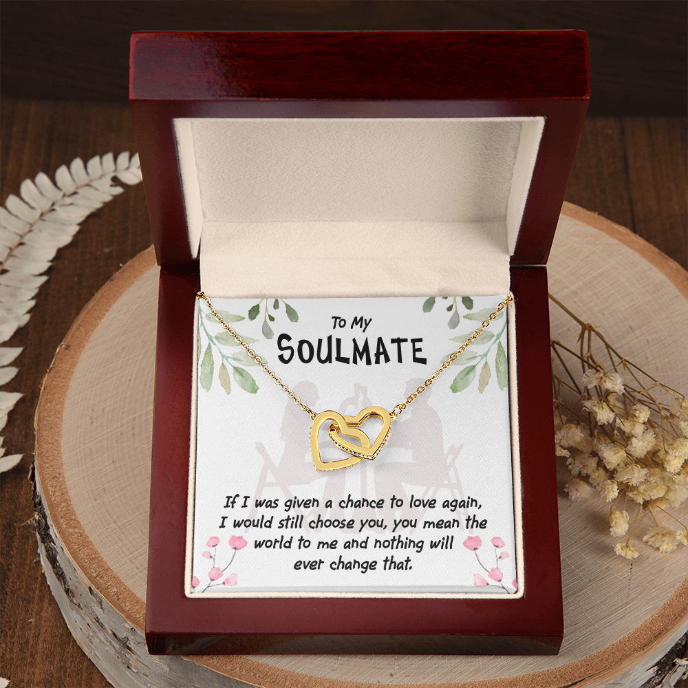 To My Girlfriend You Mean the World to Me Inseparable Necklace-Express Your Love Gifts