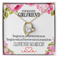 To My Girlfriend Your Special Forever Necklace w Message Card-Express Your Love Gifts