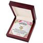 To My Girlfriend Your Special Infinity Knot Necklace Message Card-Express Your Love Gifts