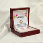 To My Girlfriend Your Special Infinity Knot Necklace Message Card-Express Your Love Gifts