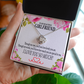 To My Girlfriend Your Special Infinity Knot Necklace Message Card-Express Your Love Gifts