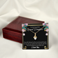 To My Granddaughter Always Little Girl Alluring Ribbon Necklace Message Card-Express Your Love Gifts