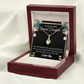 To My Granddaughter Always Little Girl Alluring Ribbon Necklace Message Card-Express Your Love Gifts