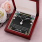 To My Granddaughter Always Little Girl Alluring Ribbon Necklace Message Card-Express Your Love Gifts