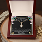 To My Granddaughter Always Little Girl Alluring Ribbon Necklace Message Card-Express Your Love Gifts