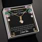 To My Granddaughter Always Little Girl Alluring Ribbon Necklace Message Card-Express Your Love Gifts