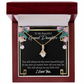 To My Granddaughter Always Little Girl Alluring Ribbon Necklace Message Card-Express Your Love Gifts