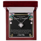 To My Granddaughter Always Little Girl Infinity Knot Necklace Message Card-Express Your Love Gifts