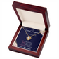 To My Granddaughter Always Remember From Grandma Infinity Knot Necklace Message Card-Express Your Love Gifts