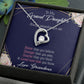 To My Granddaughter Always Remember Granddaughter From Grandma Forever Necklace w Message Card-Express Your Love Gifts