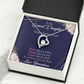 To My Granddaughter Always Remember Granddaughter From Grandma Forever Necklace w Message Card-Express Your Love Gifts