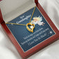 To My Granddaughter Angel Granddaughter Forever Necklace w Message Card-Express Your Love Gifts