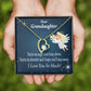 To My Granddaughter Angel Granddaughter Forever Necklace w Message Card-Express Your Love Gifts