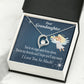 To My Granddaughter Angel Granddaughter Forever Necklace w Message Card-Express Your Love Gifts