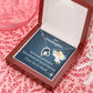 To My Granddaughter Angel Granddaughter Forever Necklace w Message Card-Express Your Love Gifts