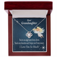To My Granddaughter Angel Granddaughter Infinity Knot Necklace Message Card-Express Your Love Gifts