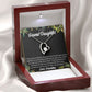 To My Granddaughter Believe From Grandma Forever Necklace w Message Card-Express Your Love Gifts
