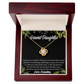 To My Granddaughter Believe From Grandma Infinity Knot Necklace Message Card-Express Your Love Gifts