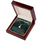 To My Granddaughter Believe in Yourself Alluring Ribbon Necklace Message Card-Express Your Love Gifts