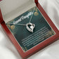 To My Granddaughter Believe in Yourself Forever Necklace w Message Card-Express Your Love Gifts