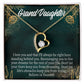 To My Granddaughter Believe in Yourself Forever Necklace w Message Card-Express Your Love Gifts
