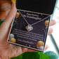 To My Granddaughter Birthday Card For Granddaughter From Grandma Infinity Knot Necklace Message Card-Express Your Love Gifts