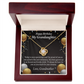 To My Granddaughter Birthday Card For Granddaughter From Grandma Infinity Knot Necklace Message Card-Express Your Love Gifts